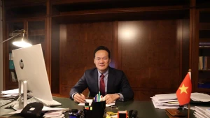 越南常驻日内瓦代表团团长梅潘勇大使。（图片来源：越通社）