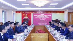会谈场景。（图片来源：越通社）