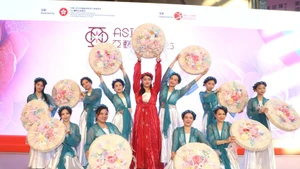 活动上的文艺节目。（图片来源：越通社）