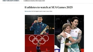 新加坡《海峡时报》对越南泳将阮辉煌印象深刻。