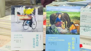 武世龙作者撰写且在中国出版的《河内人：旧时饮食杂记》一书中文版。（图片来源：sggp.org.vn）