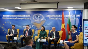 “近观越南：遗产、传承与未来”国际研讨会场景。（图片来源：越通社）