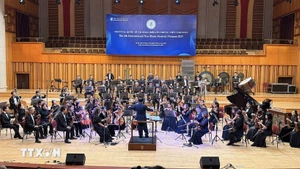 芭蕾组曲《洪荒》表演节目。（图片来源：越通社）