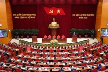 11月6日上午，越南共产党第十三届中央委员会第十四次会议召开。（图片来源：越通社）