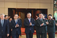 越共中央总书记苏林等领导出席庆典