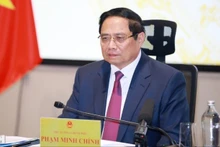 政府总理范明正主持召开打击IUU捕捞指导委员会第23次会议。（图片来源：越通社）