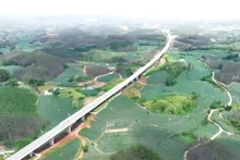 中国通往友谊关的高铁将于今年年底全线通车。（图片来源：南宁市政府门户网站）