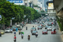 附图：河内市自2026年起不完全禁止燃油摩托车在环城一号路区域内通行。