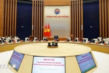 苏林总书记主持会议。（图片来源：VGP）