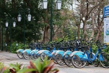 胡志明市新增500辆共享电单车 助力绿色出行。（图片来源：越通社）