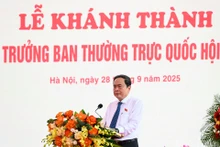 国会主席陈青敏出席裴鹏抟纪念堂落成典礼。