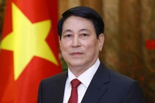 越南国家主席梁强。(图片来源:越通社)