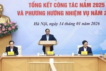 范明正总理主持会议。（图片来源：越通社）