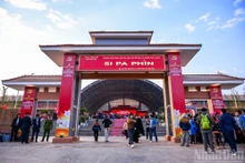 越南北部边境地区最现代的九年一贯制寄宿制学校今日竣工启用【组图】