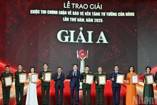 第五届夯实党的思想基础新闻写作大赛颁奖仪式昨晚举行【组图】