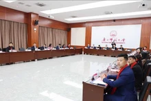 以“汇聚青年力量 共创绿色未来”为主题的越中青年对话会在中国广西壮族自治区桂林市举行。（图片来源：越通社）