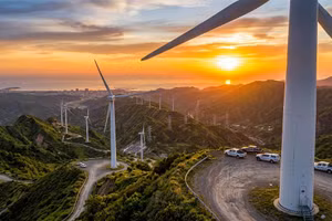 1号广宁风电场效果图。