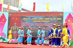 沙黄坊沙黄求渔节。（图片来源：thanhnien.vn）