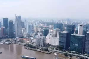 胡志明市一角。