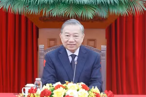 越共中央总书、国家主席苏林。