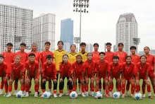 备战即将到来的区域锦标赛的越南U16女足球队阵容。（图片来源：VFF）