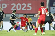 越南女足唯一进球由碧翠在第88分钟打入。（图片来源：VFF）