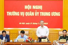 苏林总书记主持召开中央军委常务委员会会议。