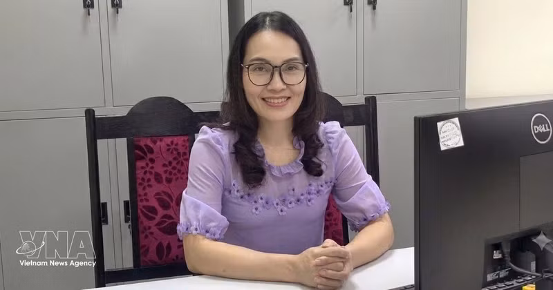 越南社会科学翰林院环境地理与可持续发展研究所所长阮氏碧月。
