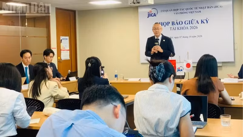 日本国际协力机构举行2026财年年中新闻发布会。