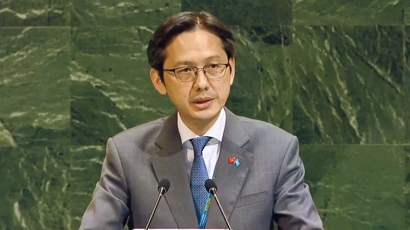 越南常驻联合国代表团团长杜雄越大使。