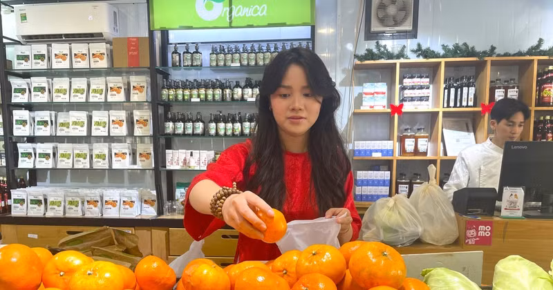 今年春节礼盒市场中，“绿色”“环保”和“高实用价值”产品明显增多。（图片来源：越通社）