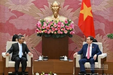 越南国会主席陈青敏会见印度尼西亚驻越南大使丹尼·阿卜迪。