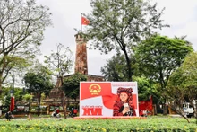 河内张灯结彩，准备迎接3月15日选举日【视频】