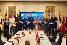 东盟各国驻科威特大使、临时代办出席庆祝活动。（图片来源：越南驻科威特大使馆）