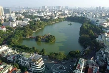 附图：河内还剑湖。