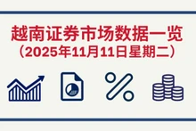 11月11日越南证券市场数据一览 【图表新闻】