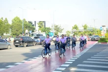 胡志明市自行车专用道即投入运营。