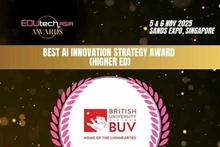 越南英国大学（BUV）成为越南入围享有盛誉的EDUtech Asia 2025奖教育人工智能创新项目前九的唯一代表。