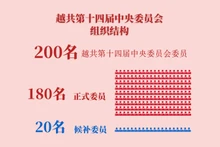 越共第十四届中央委员会组织结构【图表新闻】