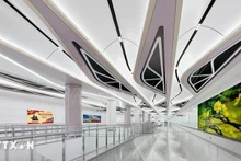 城铁2号线滨城-参良段效果图。