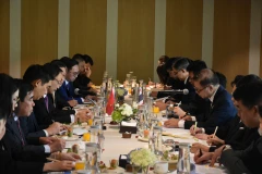 会谈场景。（图片来源：越南外交部）