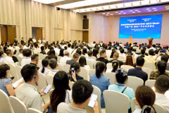 中国广西—越南广宁企业对接会场景。（图片来源：baoquangninh.vn）