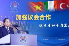 加强议会合作 致力于和平与发展