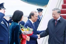 苏林总书记抵达美国出席加沙和平委员会开幕会议。