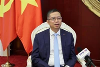 越南驻中国大使范清平接受越通社记者采访。（图片来源：越通社）