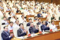 苏林总书记和各位领导代表出席会议。（图片来源：越通社）