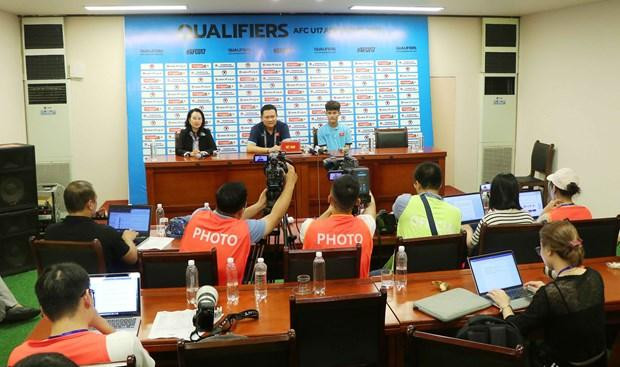 新闻发布会场景。（图片来源：越通社）