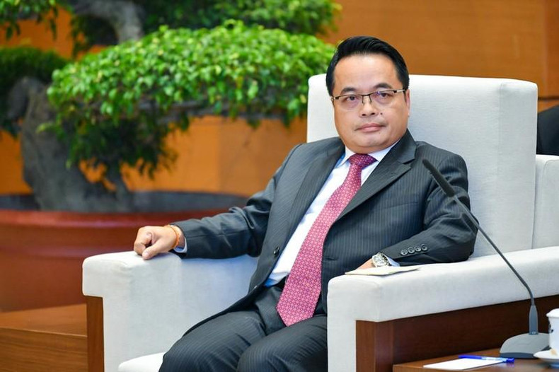 老挝国家审计署审计长Viengthavisone Thephachanh发言。 老挝国家审计署审计长Viengthavisone Thephachanh发言。