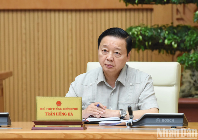 陈红河副总理发表讲话。