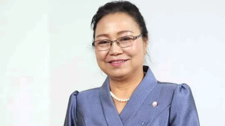 老挝驻越南大使坎葆·恩塔万。 老挝驻越南大使坎葆·恩塔万。